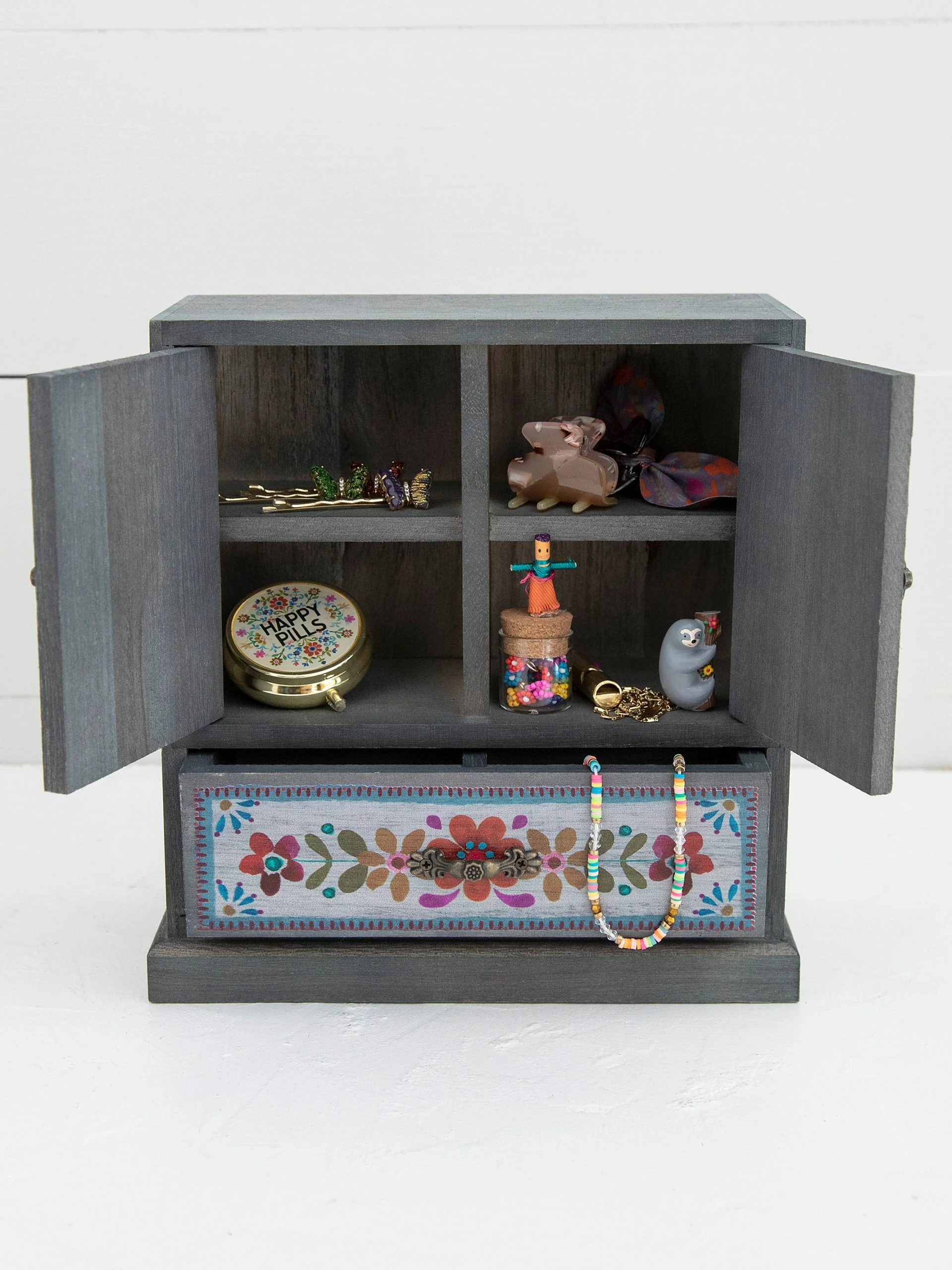 Natural Life Painted Jewelry Dresser 4 Natural Life Painted Jewelry Dresser - Image 2