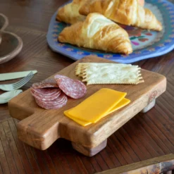 Natural Life Hand-Carved Acacia Wood Counter Riser -Natural Life Shop WDSF024 2 scaled