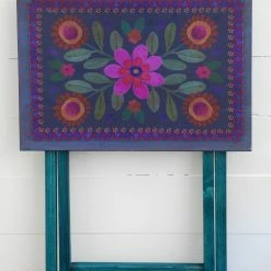 Natural Life Wooden TV Tray Table - Floral