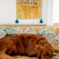 Natural Life Tassel Wall Tapestry - Happiness