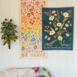 Natural Life Canvas Wall Tapestry - Be Kind Be Brave 7 Natural Life Canvas Wall Tapestry - Be Kind Be Brave -Natural Life Shop WHG086 20080 scaled