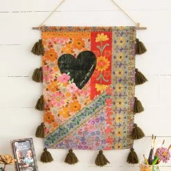 Natural Life Tassel Wall Tapestry - Espresso