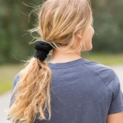 Natural Life Solid Boho Bandeau® Headband - Black -Natural Life Shop black boho bandeau A4 scaled