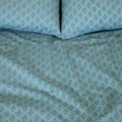 Natural Life Mix & Match Soft Cotton Fitted Sheet - Blue Maia -Natural Life Shop blue fl 1 3ba5d5f0 642c 4660 8e96 dd7ca2f0760a scaled