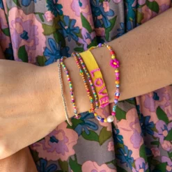 Natural Life Beaded Wishing Bracelet - Loved