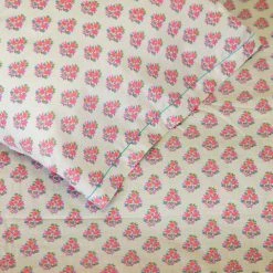 Natural Life Mix & Match Soft Cotton Pillow Case - Cream Maia -Natural Life Shop cream fl 2 scaled