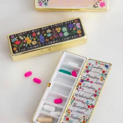 Natural Life Weekly Pill Organizer - Today I Will Not Stress