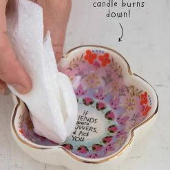 Natural Life Shaped Secret Message Candle - World Better -Natural Life Shop flowercandle alt scaled