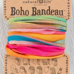 Natural Life Full Boho Bandeau® Headband - Rainbow Ombre