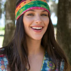 Natural Life Full Boho Bandeau® Headband - Multi Stripe 8 Natural Life Full Boho Bandeau® Headband - Multi Stripe -Natural Life Shop mixed print boho bandeau A2 scaled