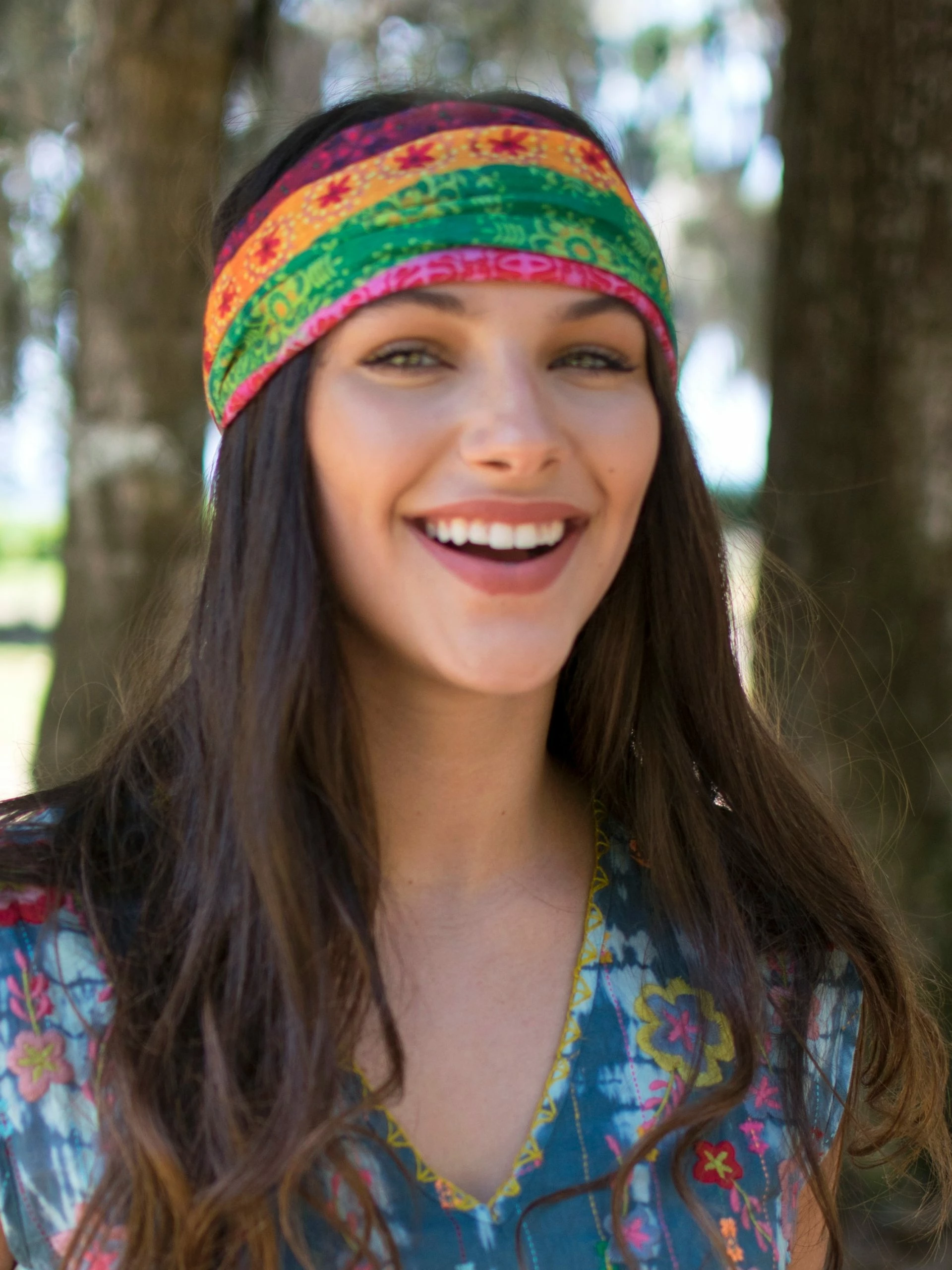 Natural Life Full Boho Bandeau® Headband - Multi Stripe 5 Natural Life Full Boho Bandeau® Headband - Multi Stripe - Image 3