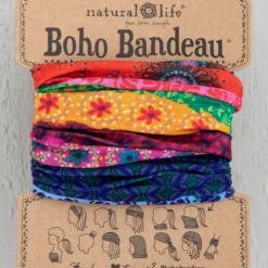 Natural Life Full Boho Bandeau® Headband - Multi Stripe