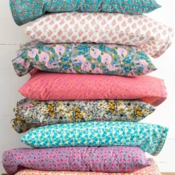 Natural Life Mix & Match Soft Cotton Pillow Case - Turquoise Halle -Natural Life Shop pillow stack 9e85b8f0 5c6b 4764 b042 1d2cbe040b79 scaled