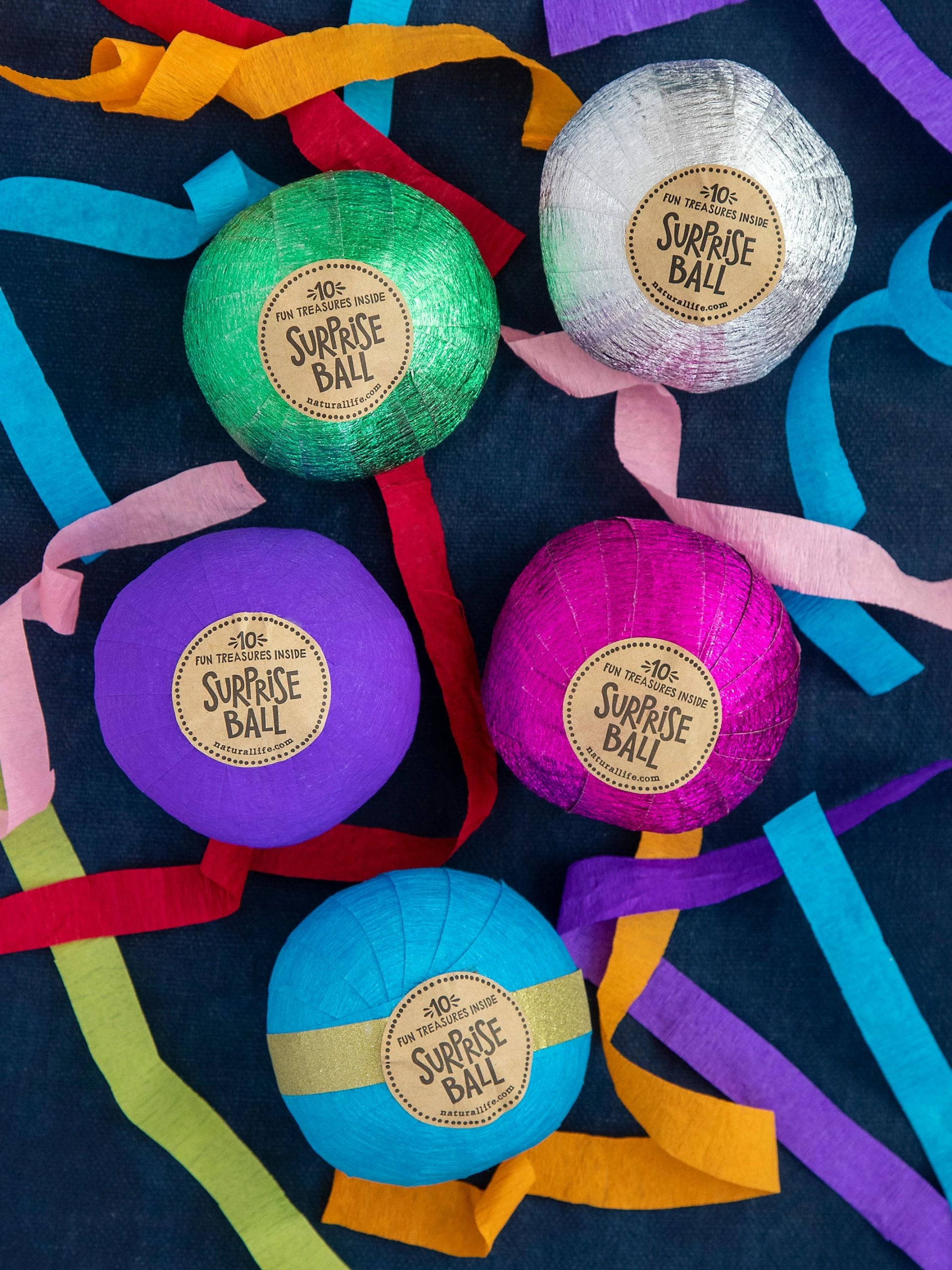 Natural Life Surprise Ball - Silver 3 Natural Life Surprise Ball - Silver