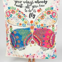 Natural Life Cozy Throw Blanket - Your Wings Exist -Natural Life Shop your wings exist tapestry blanket scaled